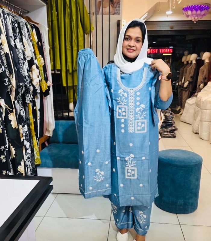 Dusty Blue Coord Sets-2 Piece Sets