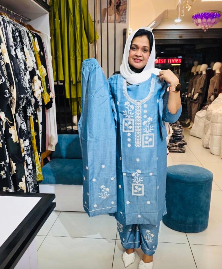 Dusty Blue Coord Sets-2 Piece Sets