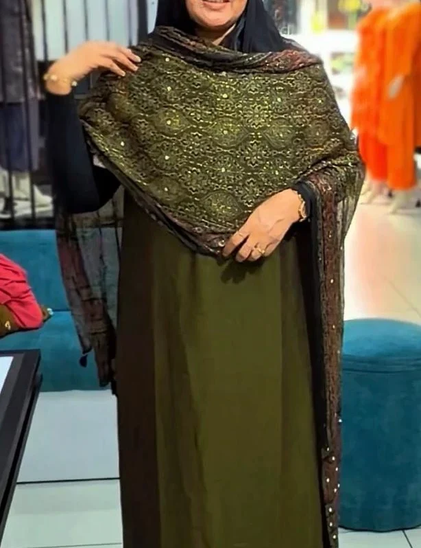 Mehndi Green Unstitched Salwar Suit Material with Designer Dupatta