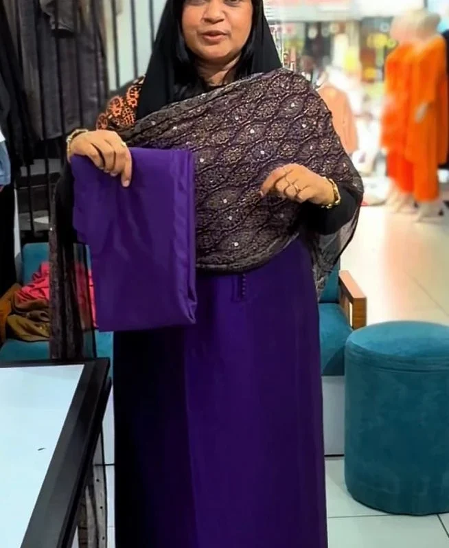 Violet Unstitched Salwar Suit Material with Designer Printed Dupatta